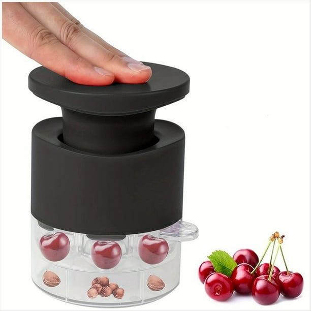 Deshuesador de con 7 Agujeros para Cocina. Descorazonador Aceitunas. Herramienta para Quitar Hueso. Herramientas para Frutas y Verduras. Deshuesador para Cocina.