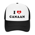 thumbnail image 2 of I Heart Canaan Dog Love Pets Funny Trucker Hat Baseball Cap Unisex, 2 of 5