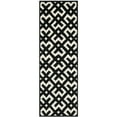 thumbnail image 3 of SAFAVIEH Chatham Jackson Geometric Wool Area Rug, Ivory/Black, 4' x 6', 3 of 10