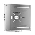 thumbnail image 1 of Aluminium Router Table Insert Plate Electric Wood Milling Flip Board W/ Miter Gauge Tenon Gauge Guide Set Table Saw Woodworking ,Easy to Use, 1 of 6