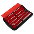 thumbnail image 3 of 5Pcs Professional Stainless Steel Dentist Tool Set Dental Cleaning and Hygiene Kit, 3 of 3