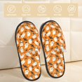 thumbnail image 2 of Fotbe Cute Ghosts Pattern Women's Fuzzy Slippers Plush Slippers Fluffy Winter House Shoes Indoor and Outdoor-Large, 2 of 8