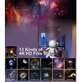 thumbnail image 5 of Aukfa Astronaut Galaxy Projector 13-in-1 Ultra Clear Planetarium Star Projector with Rocket Night Light for Kids & Adults, Bedroom Ceiling Space Decor, 5 of 8
