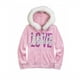 thumbnail image 1 of Sudadera con capucha y Logo con brillo Justice Girls rosa 18, 1 of 2