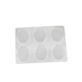 thumbnail image 1 of 6pcs Blister Shoe Pad Silicone Gel Spot Shoes Pad Sticker Clear Heel Grips, 1 of 3