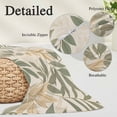 thumbnail image 6 of Sage Green Yellow Botanical King Size Pillow Cover, Pillowcase Protectors with Zipper, Breathable Decorative Throw Pillow Case Cover, Vintage Spring Summer Pillow Shams for Couch Sofa 20x36Inch, 6 of 8