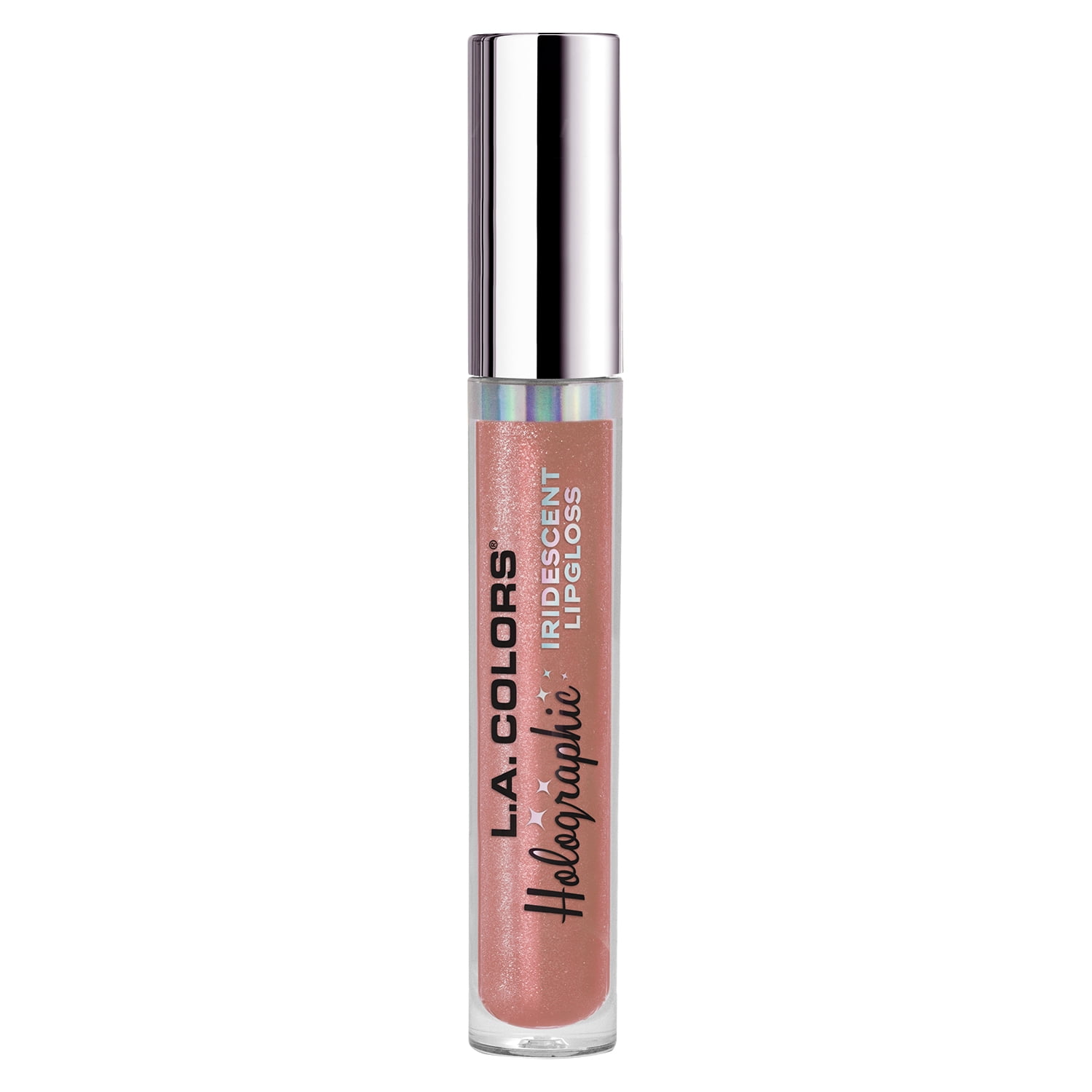 L.A. COLORS Holographic Iridescent Lip Gloss, CLG425 Heavenly, O.16 Fl
