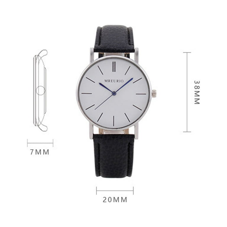 Sleek Minimalist Fashion With Strap Dial Men s Quartz Leather Watch Gift Watch Watch with Stopwatch for Running Wrist Watch Grinder Mens Sports Digital Watch Watch Altimeter Womens Leather Watch Band ...