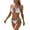 Blue, variant on LOPECY-Sta Swimwear for Women Ribbed Triangle Backless Bikini Sets Halter 2 Piece Swimsuits Color Block Side Tie Bathing Suit