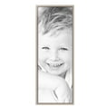thumbnail image 2 of ArtToFrames 14" x 38" Silver Square with Beads Picture Frame, 14x38 inch Silver Wood Poster Frame (WOM-5286),  Pack, 2 of 7