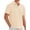 Apricot, variant on RICHCOIN Mens Casual Polo Shirt Summer Short Sleeve Vacation Button Beach Knit Stretchy Golf Shirts