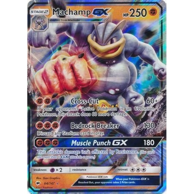 Machamp GX 64/147 Muy raro Pokémon