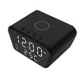 thumbnail image 5 of Giunmcul Holiday Deals Wireless Charger Clock LED Digital Alarm Clock Temperature Chargers 15W Fast Wireless Charging Charging Station Desktop Clocks, 5 of 5
