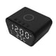 thumbnail image 5 of Soporte para teléfono de coche, soporte para teléfono, cargador inalámbrico, reloj LED, despertador digital, cargadores de temperatura, carga inalámbrica rápida de 15 W, estación de carga, relojes de, 5 of 9