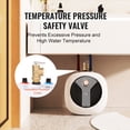 thumbnail image 4 of KFFKFF Compact Electric Water Heater, 8-Gallon Capacity, 1440W Power, Hot Water Storage Boiler, Equipped with Safety Temperature Pressure Valve, Easy Installation, 4 of 9