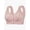 Light Pink, variant on ,No Underwire Bras for Older Women Front Closure Push up Wireless Bra Plus Size Full Coverage Soft Supportive Wide Straps Comfort Lightweight Breathable Bralette Bra Dark Purple 40