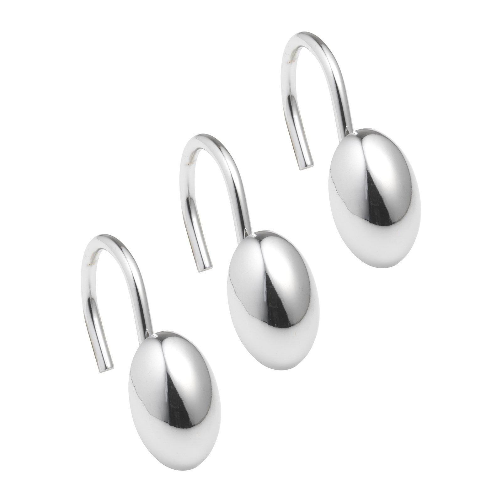 Wagner Chrome Metal Shower Hooks