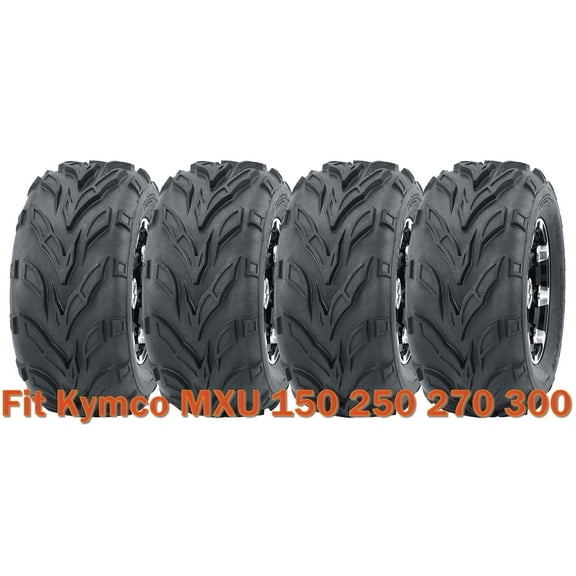 Full Set Sport ATV Tires 21x7-10 & 22x10-10 for Kymco MXU 150 250 270 300
