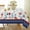 Flower 2, variant on 4th of July Rectangular Tablecloth Patriotic Memorial Day Blue Red Star Independence Day Retro Holiday Table Cloth for Dining Party Picnic