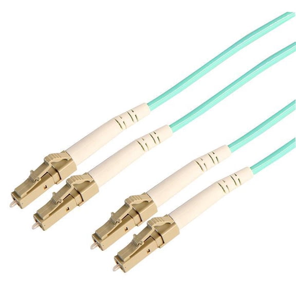PRO SIGNAL - 1m Multimode OM4 50/125m LC-LC Duplex Fibre Optic Patch Lead