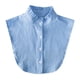thumbnail image 1 of Cuello de blusa desmontable a rayas azules para mujer, 1 of 3