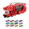 thumbnail image 1 of Juguete de dinosaurio Hugo Juguete que come coches rojo, 1 of 9