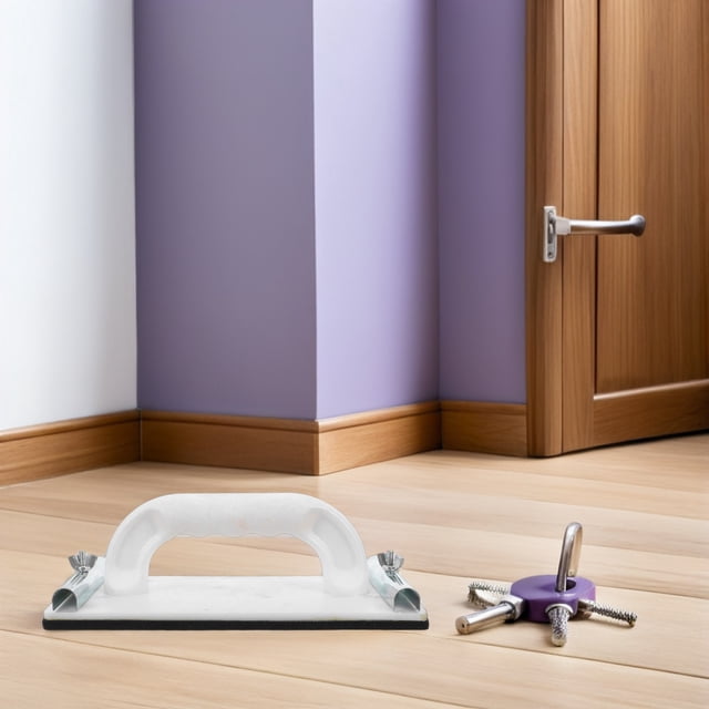 Houderco Soporte Ergonómico Para Papel De Lija Manual Compatible Con Trabajos De Pintura Y Acabado En Paredes Y Madera