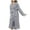 Gray, variant on VANLOFE Unisex Warm Pajamas Household Clothes Solid Bathrobe Lengthened Night-robe Woman's Nightgown Hooded Robes Purple Robes Sleepwear for Woman