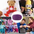 thumbnail image 3 of Toystoory Hilo para tejer hilo suéter bufanda guantes paquete de juguetes suministros para el hogar manualidades duraderas 4 capas para Artesanía 62 morado oscuro, 3 of 5