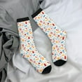 thumbnail image 5 of Vsdgher Fast Food 2 Crew Socks for Men & Women, Breathable Casual Athletic Ankle Socks, 5 of 6