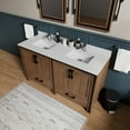 thumbnail image 2 of Ziva 60 in W Rustic Barnwood Double Bath Vanity, Cultured Marble Top and 22 in Mirrors, 2 of 8