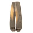 thumbnail image 3 of HOOMEUMY Men's Multi Pocket Cargo Jogger Pants Adjustable Drawstring Waist Elastic Cuffed Ankle Casual Trousers s Available, 3 of 3
