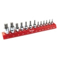 thumbnail image 1 of Set de brocas hexagonales SAE de 13 piezas Titan 85530 con organizador, 1 of 6