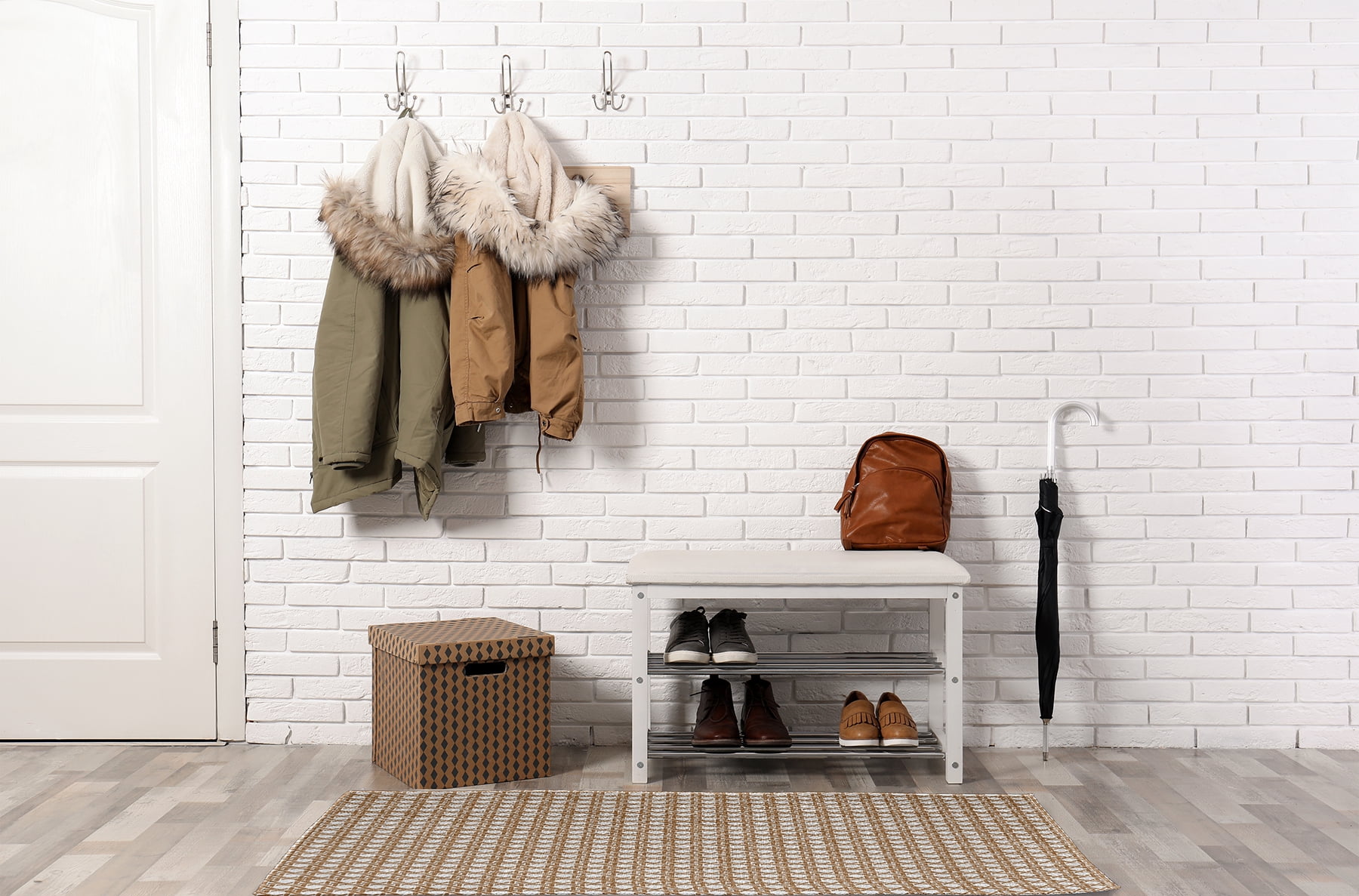 Simply Daisy 3' x 5' Caramel Rattan Geometric Rug