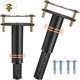 thumbnail image 1 of FafdBinm Patas de Soporte para Cama de 6 a 10,5 Pulgadas, Paquete de 2 Elevadores de Altura Ajustable para Trabajo Pesado para la mayoría de los Marcos, somier, Plataforma, listones, fácil de Instalar, 1 of 1