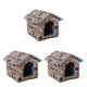 thumbnail image 3 of Methold Casa para gatos de tela resistente a la intemperie, cómoda y portátil, duradera y plegable, casa para mascotas Inglaterra A M Type1 NO1, 3 of 6