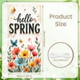 thumbnail image 2 of Floral Theme Hello Spring Banner Butterfly Accents Spring Display Colorful Design 3D Lettering Floral Backdrop for Spring Party Garden Gathering Outdoor Event, 2 of 9