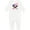 AA-White, variant on American Flag Made in the USA with Bald Eagle Baby Romper Coveralls