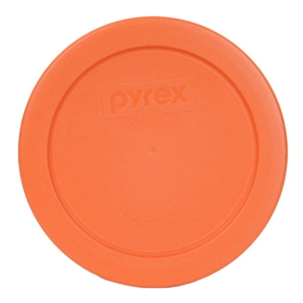 Pyrex Replacement Lid 7200PC Orange Plastic Cover for Pyrex 7200 2Cup