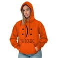 thumbnail image 4 of You Decide Happy Sad Emoticon Cute Unisex Plus Size Hoodie Brisco Brands 3X, 4 of 6