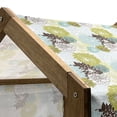 thumbnail image 4 of Floral Pet House, Pastel Wildflowers Drawing of Foliage Leaves Nature Inspired Flora, Outdoor & Indoor Portable Dog Kennel with Pillow and Cover, 5 Sizes, Yellow Green Pale Blue, by Ambesonne, 4 of 4