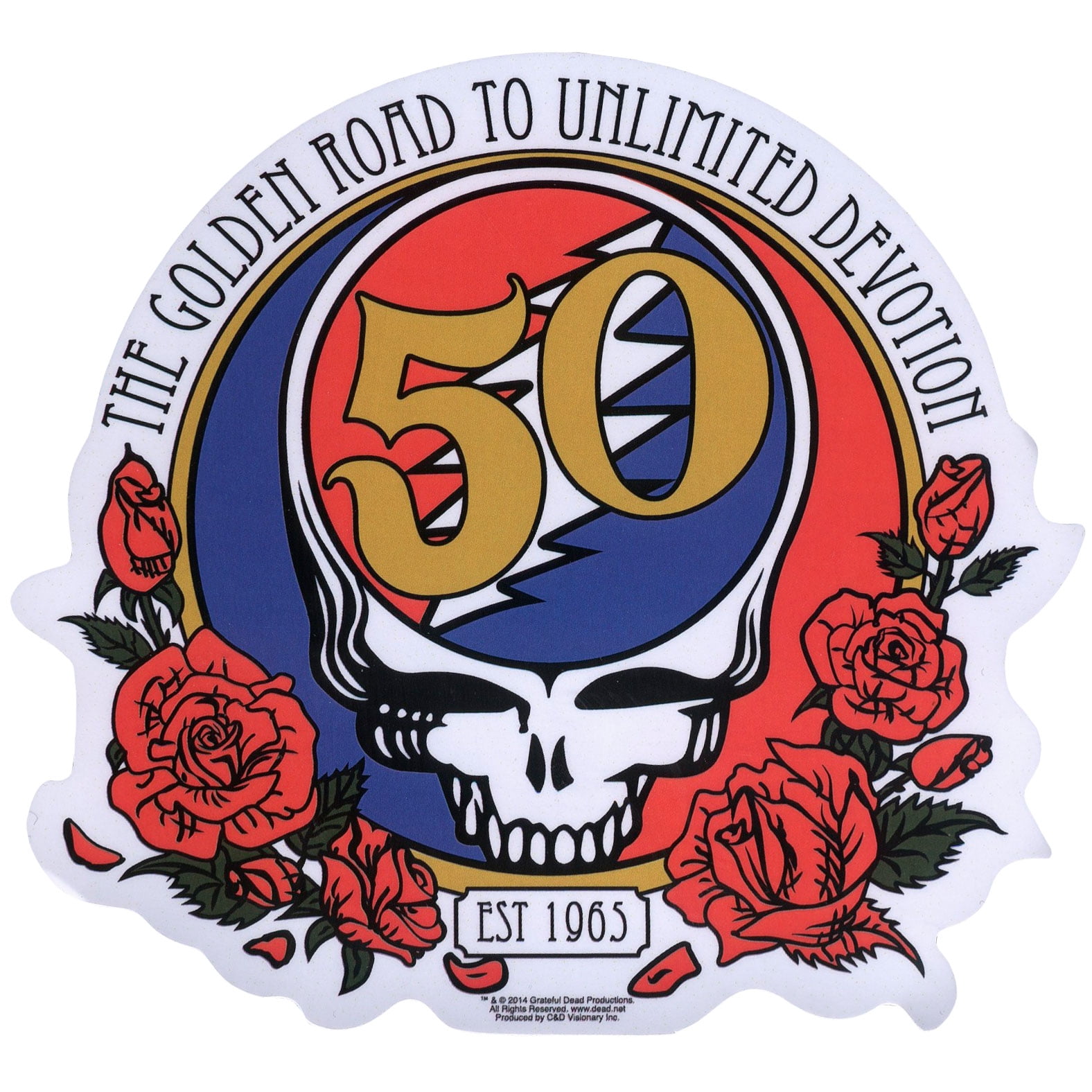 grateful dead sticker