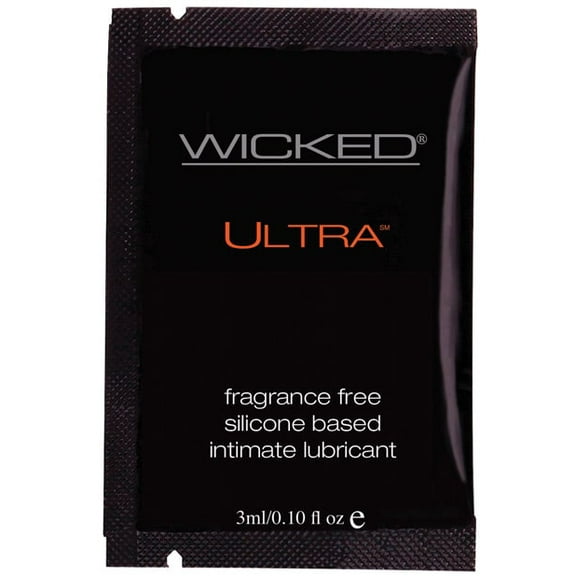 Wicked Sensual Care Ultra Silicone Based Lubricant - .1 oz Fragrance Free