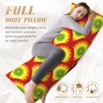thumbnail image 3 of KLL Ultra Soft Microfiber Body Pillow Cover/Pillowcases 20"x54" with Hidden Zipper Closure-Music Colors, 3 of 5