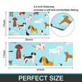 thumbnail image 7 of Cartoon Dog Kitchen Rugs Sets Of 2,Anti Fatigue Kitchen Mat Rugs Non Slip Washable,Decorative Kitchen Floor Mats for Kitchen,Sink,Laundry,17"x30"+17"x47", 7 of 7