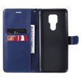 thumbnail image 2 of Compatible with Motorola Moto G PLAY 2021 Case Premium Leather Cover with Cash Card Slots Soft TPU Back Cover Magnetic Flip Leather Wallet Case - Blue, 2 of 5