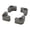 Grey, variant on Ageoie 4 Pcs Anti Vibration Pads for Washing Machine, Dryer Shock And Noise Cancelling Washing Machine Support Prevent Moving Shaking Walking, Grey