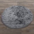 thumbnail image 4 of Aila Dark Grey Fabric Swivel Office Chair with Wheel Base, 4 of 5