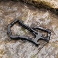 moobody Multitool Carabiner Keychain Key Ring Spring Clips with Bottle Opener Clip for