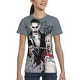 thumbnail image 4 of Film Harley Quinn Joker Youth Unisex T-Shirt Crewneck Short Sleeve Double-Sided Print Tee Shirts Top For Boys Girls Kid Teen Medium, 4 of 6